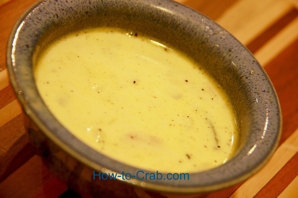 Rich and creamy crab and seafood chowder
