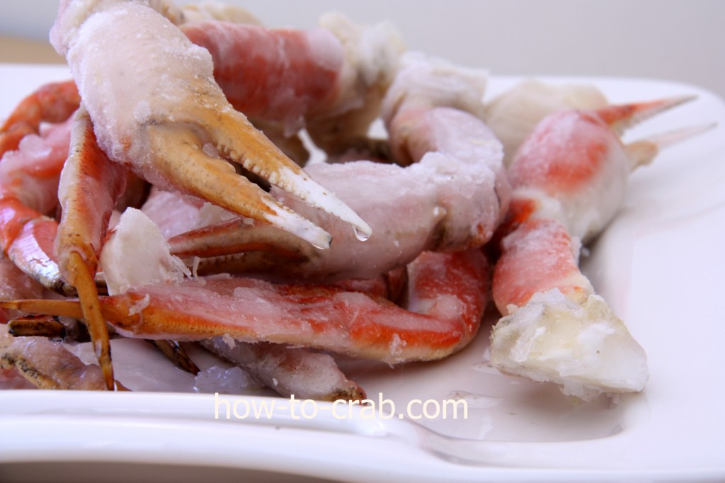 How to freeze crab